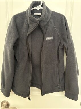 Columbia Kids Gray Full-Zip Fleece Jacket